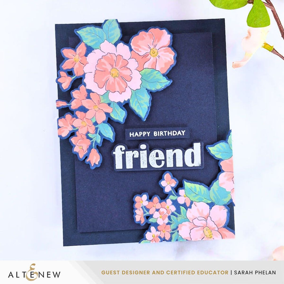 Altenew One-Go: Friendship Flowers Dies