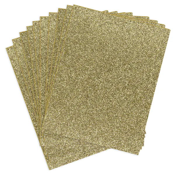 Hovedbilde Spellbinders Glitter Foam Sheets - Gold