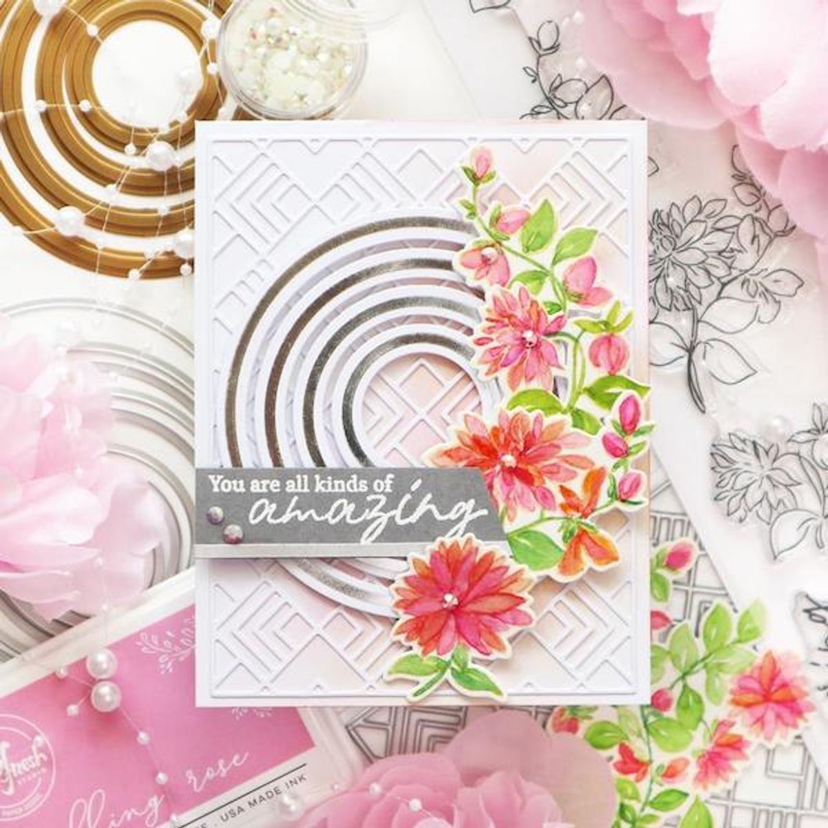Pinkfresh Studio Nested Circles dies