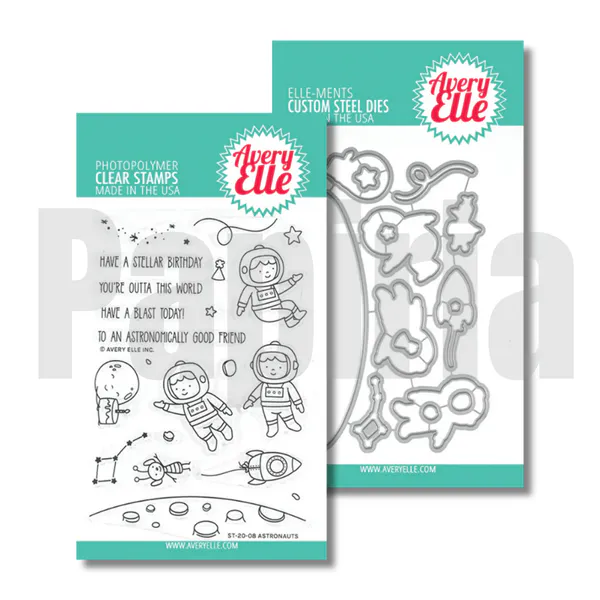 Hovedbilde Avery Elle Astronauts Stamp & Die Set