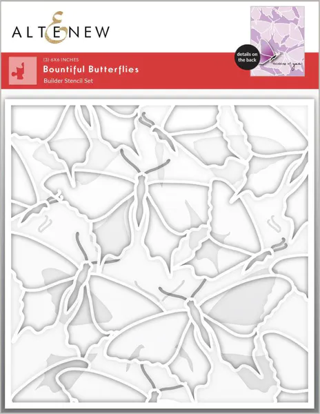 Hovedbilde Altenew Bountiful Butterflies Stencil Set