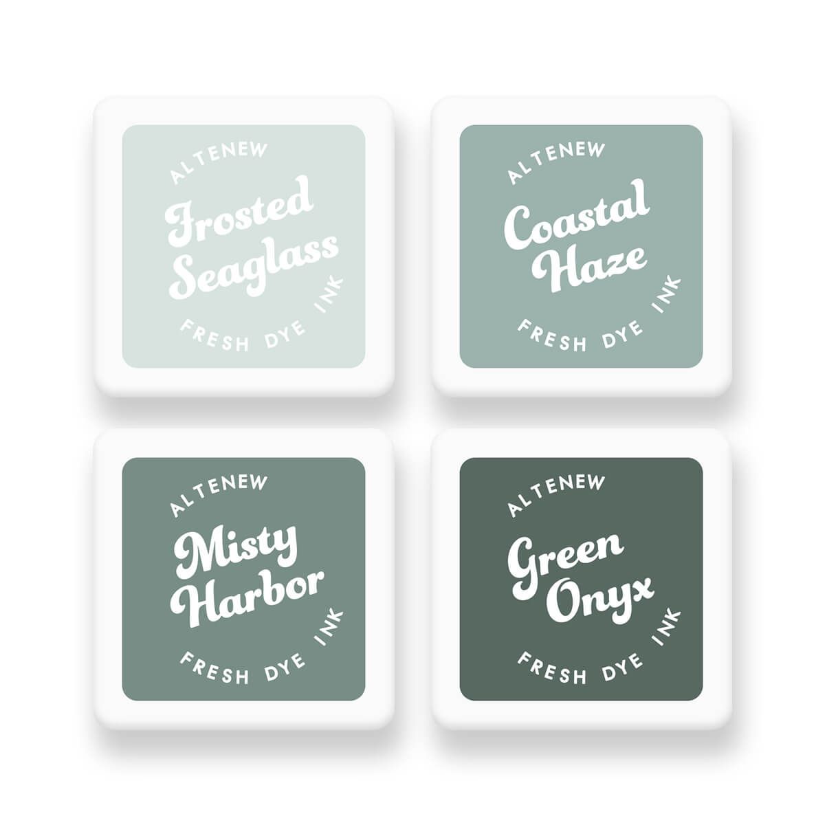 Altenew Coastal Mist Fresh Dye Ink Mini Cube Set