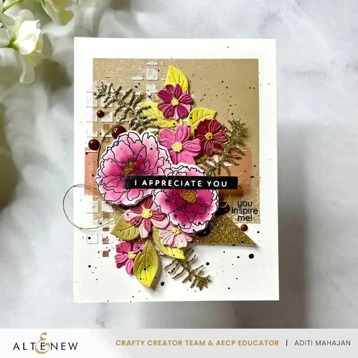 Altenew Glitter Tape - Sunlit Gold