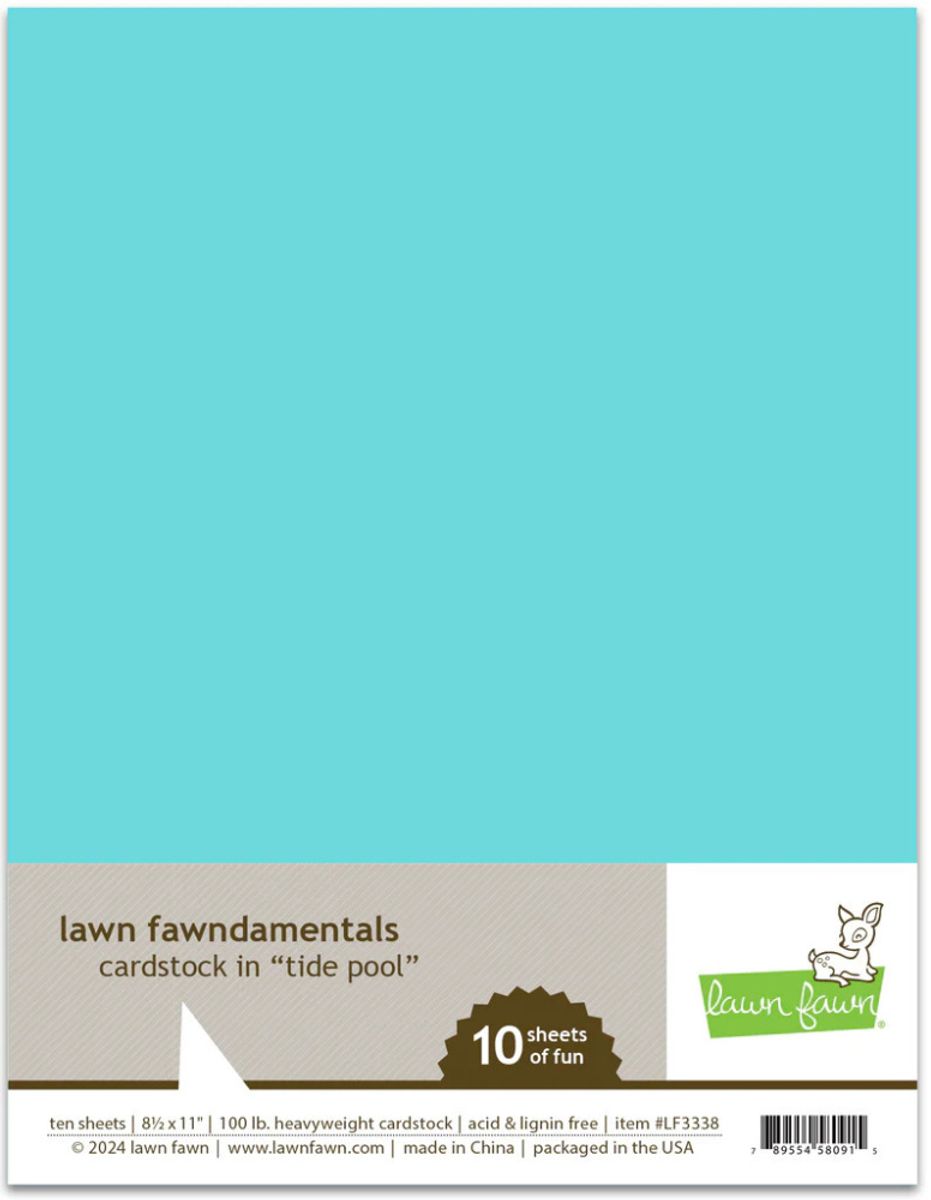 Lawn Fawn Cardstock - Tide Pool