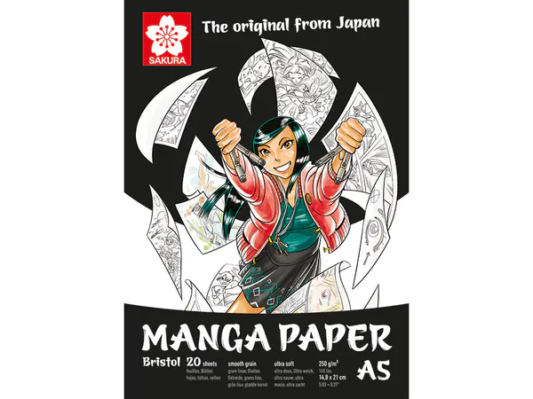 Hovedbilde Sakura Manga Paper Bristol A5