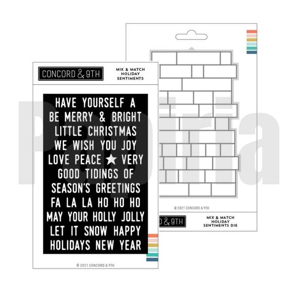 Hovedbilde Concord & 9th Mix & Match Holiday Sentiments ...