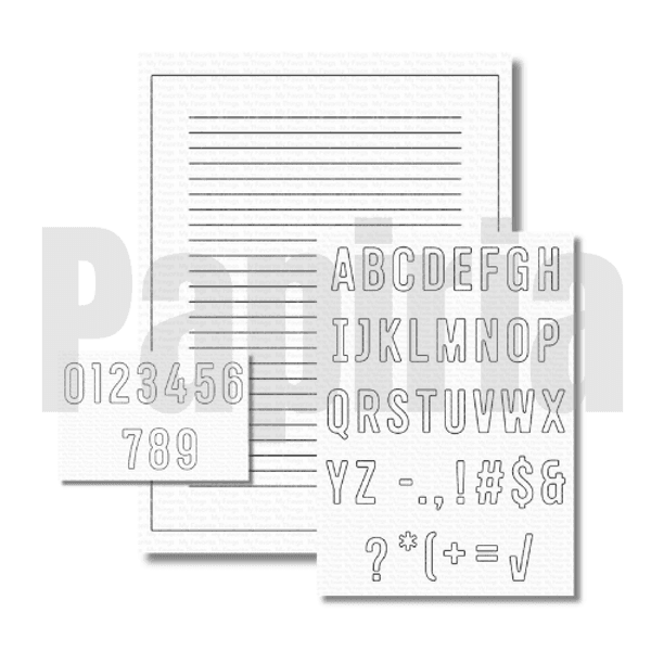 Hovedbilde MFT Letterboard die bundle