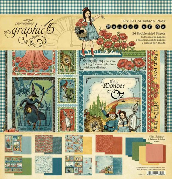 Hovedbilde Graphic 45 Wonder of Oz 12x12 Collection Pack
