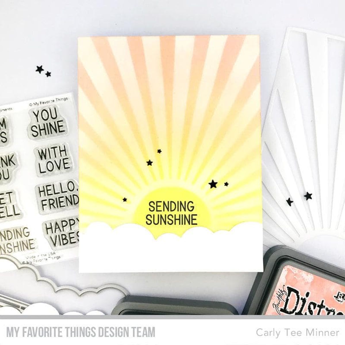 MFT Sunny Rays stencil