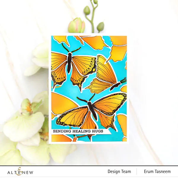 Hovedbilde Altenew Bountiful Butterflies Stencil Set