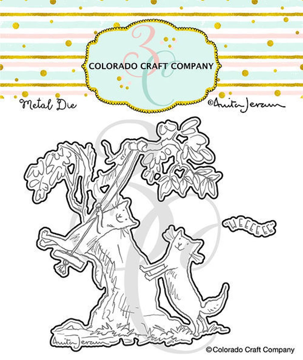 3C/ Anita Jeram - Lift You Higher stamp and die set