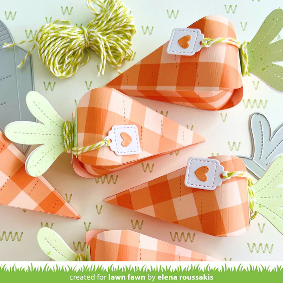 Lawn Fawn Carrot Treat Box Dies