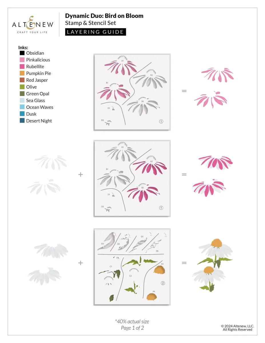 Altenew Dynamic Duo: Bird on Bloom Bundle