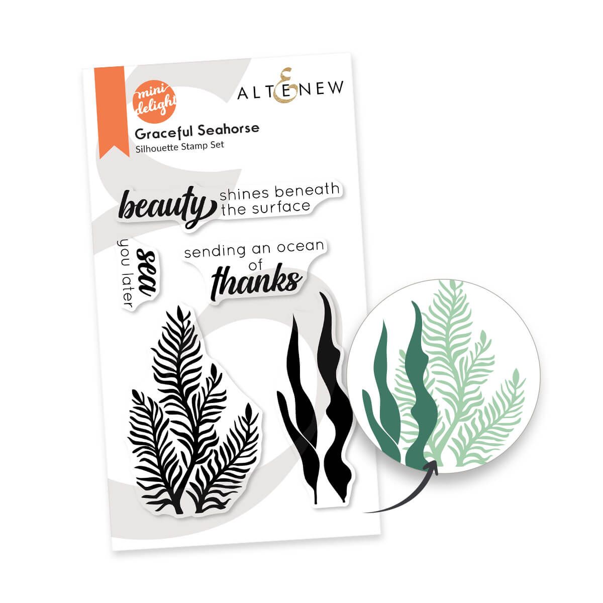 Mini Delight: Graceful Seahorse Stamp & Die Set