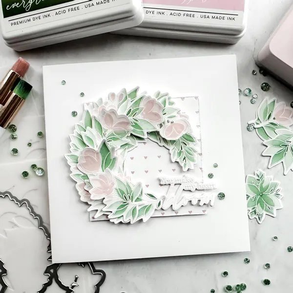 Bilde av Pinkfresh Studio Enchanting Flora stencils 