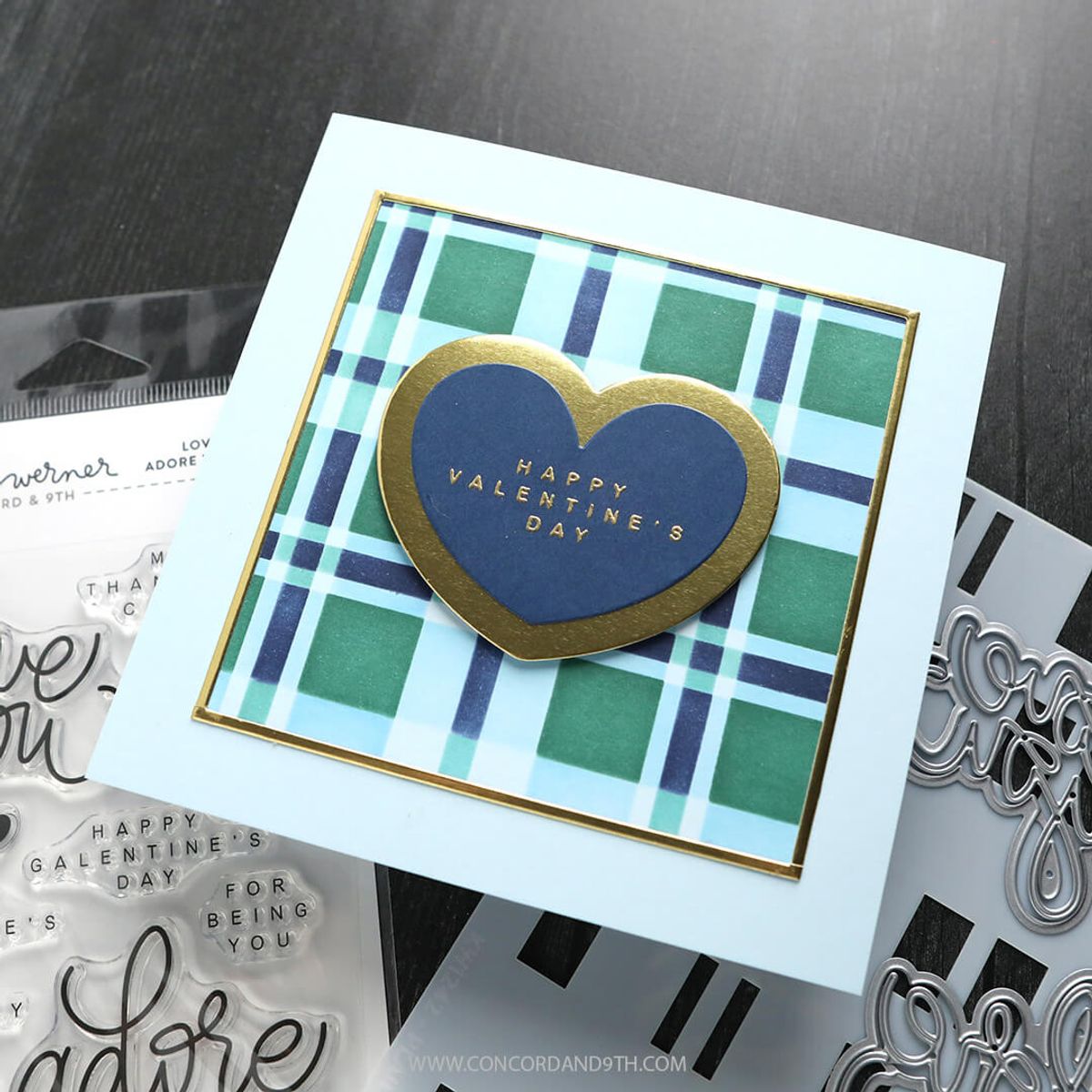 Kristina Werner Plaid Perfection Stencil Pack