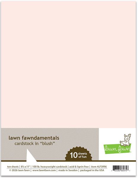 Hovedbilde Lawn Fawn Cardstock - Blush