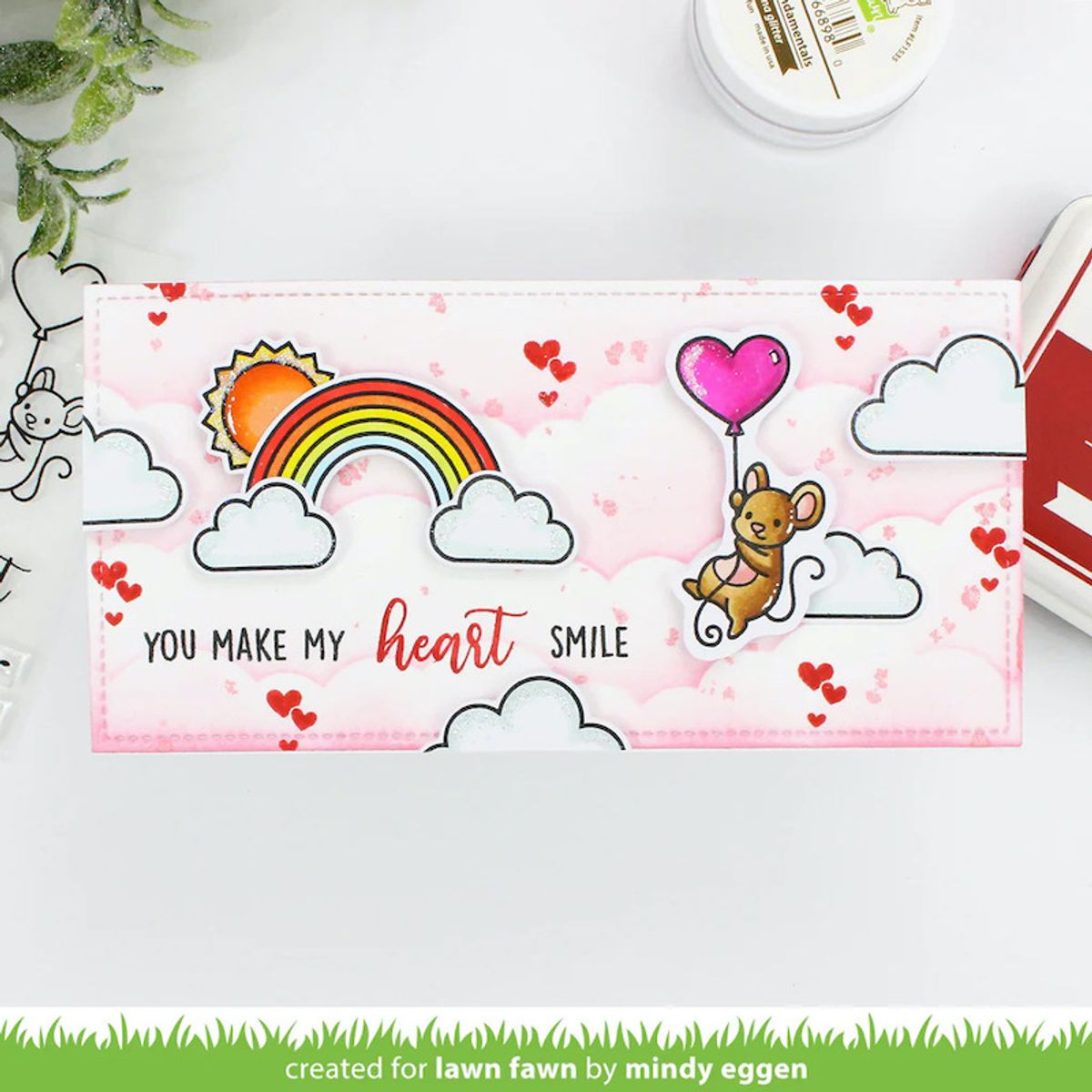 Lawn Fawn All My Heart Stamp Set