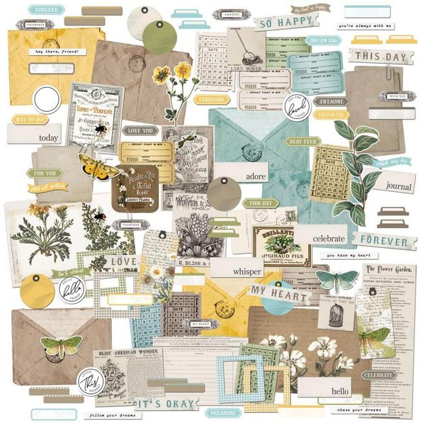 Bilde av 49 and Market Krafty Garden Ephemera Bits