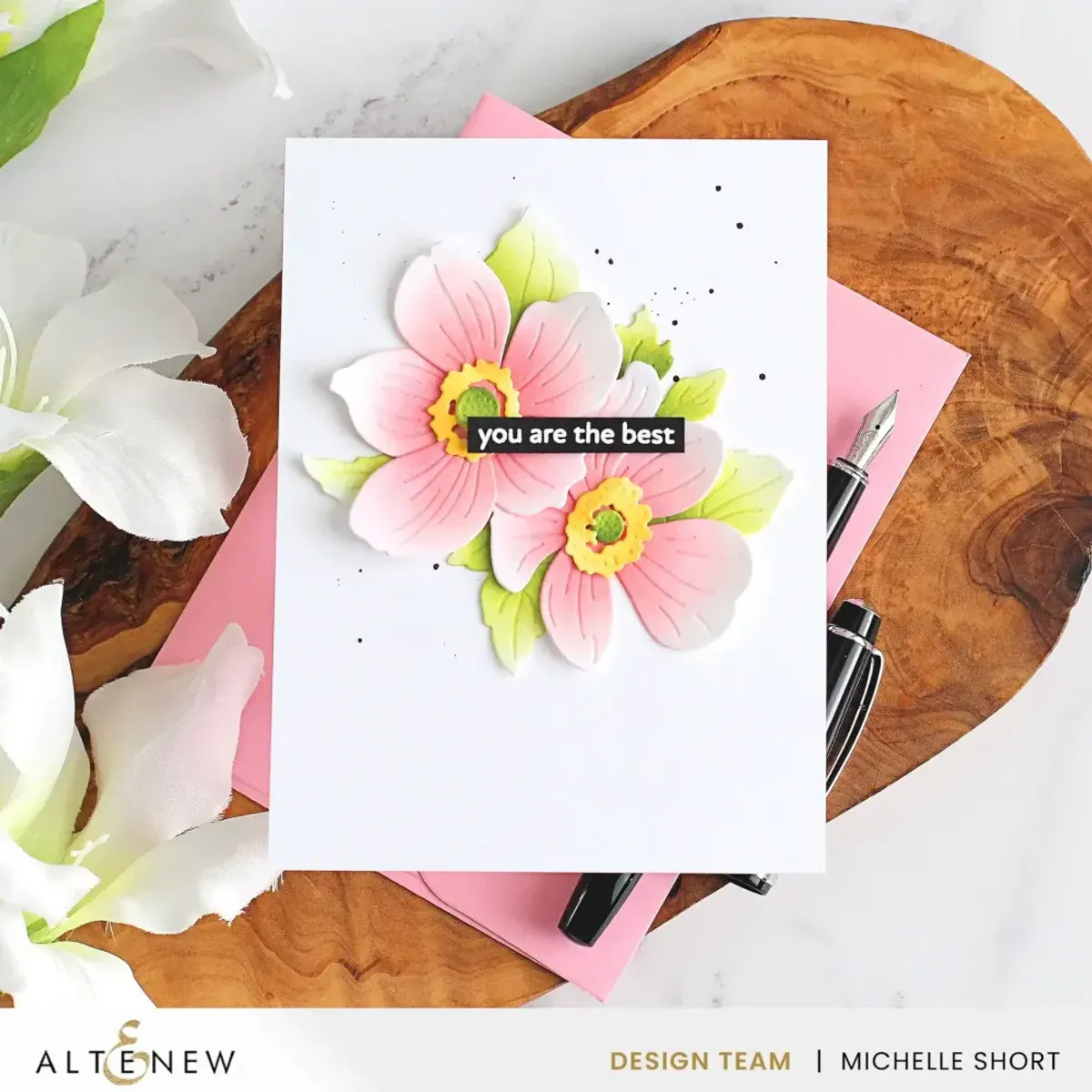 Altenew Blushberry Bliss Fresh Dye Ink Mini Cube Set