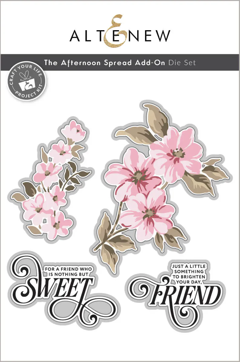 Craft Your Life Project Kit: The Afternoon Spread Add-On Die Set