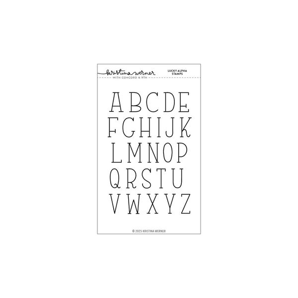Hovedbilde Kristina Werner Lucky Alpha Stamp Set