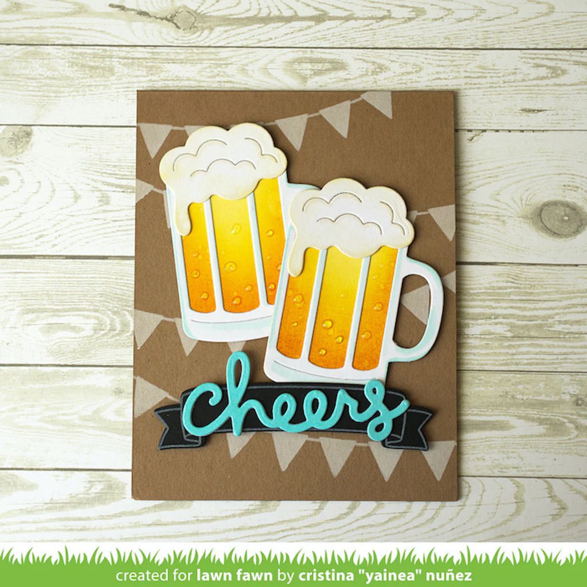 Lawn Fawn Build-A-Drink Root Beer Add-On Dies