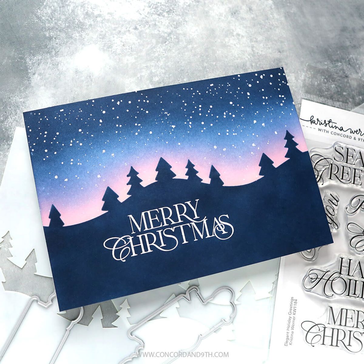 Kristina Werner Trees and Forest Stencil Pack