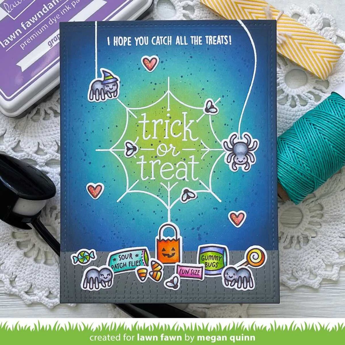 Lawn Fawn Sweet Spiders - sett