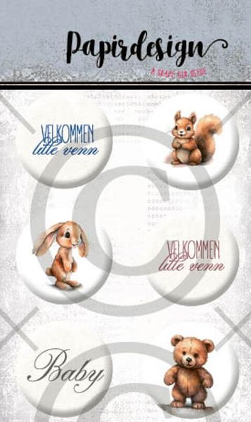 Hovedbilde Papirdesign Baby Buttons