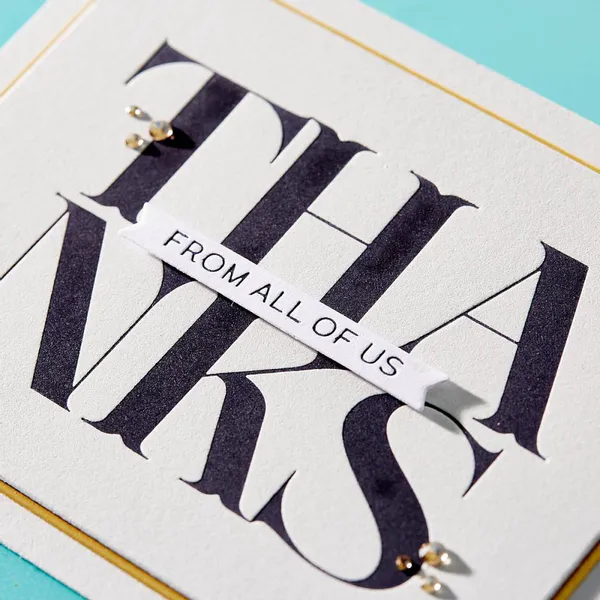 Bilde av Spellbinders Big Thanks Press Plate