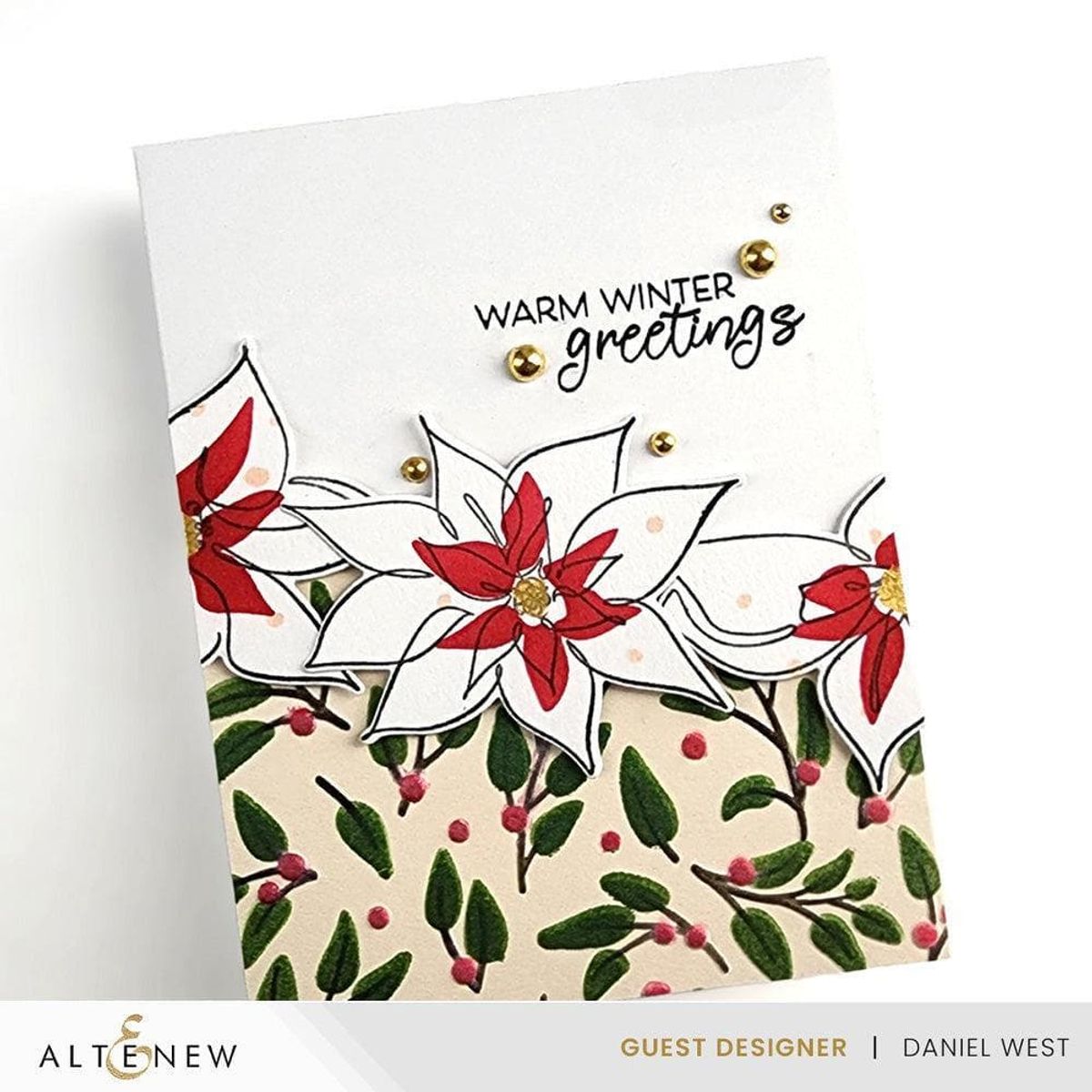 Altenew Linear Life Poinsettias Bundle