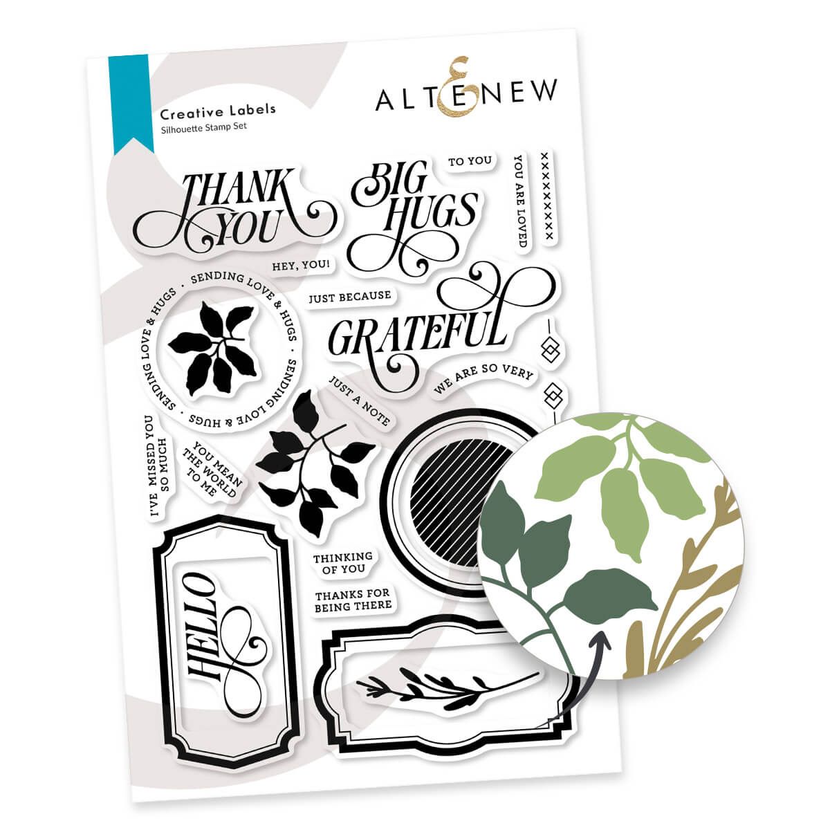 Altenew Creative Labels Stamp & Die Set
