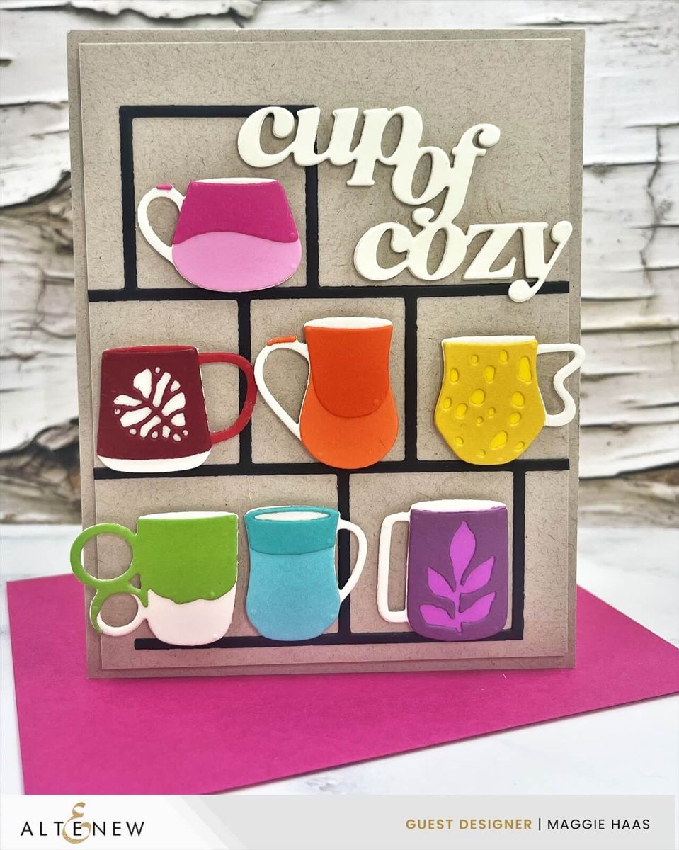 Warm & Cozy Sentiments Die Set