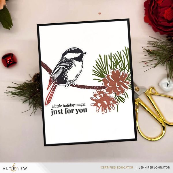 Hovedbilde Altenew Chickadee Chirps Press Plate & Die Bundle