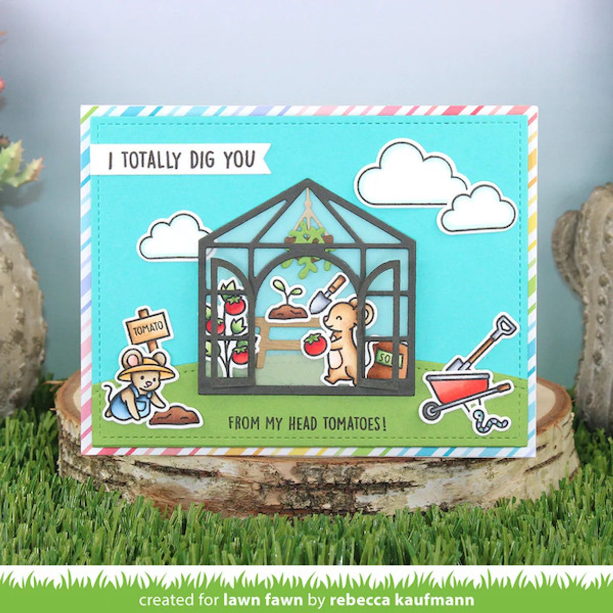Lawn Fawn Build-A-Greenhouse Dies