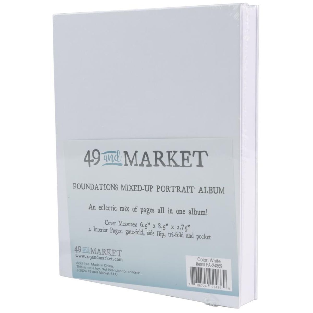 49 and Market Foundations Mixed Up Album - White