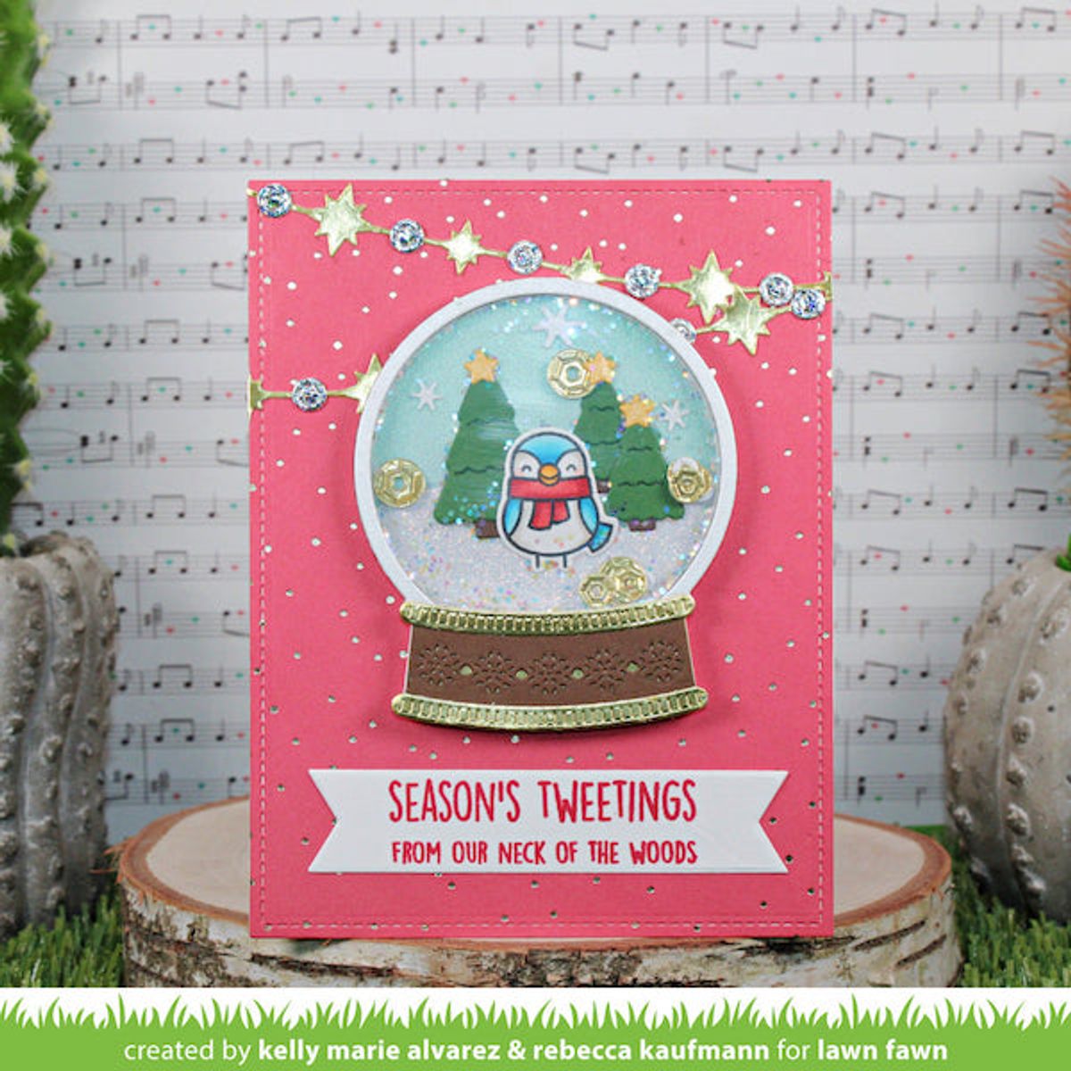 Lawn Fawn Build-A-Snow Globe Dies