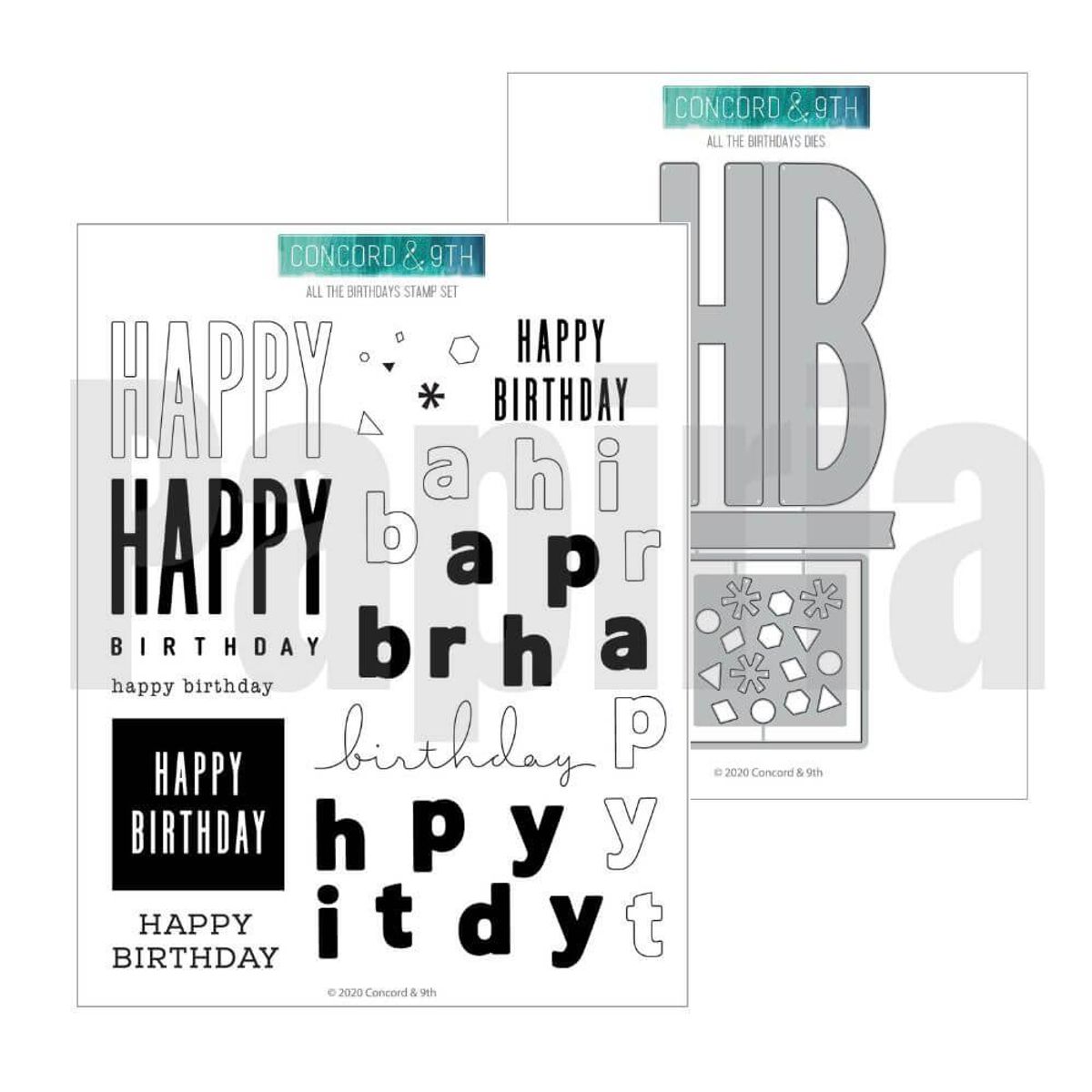 Concord & 9th All the Birthdays Bundle