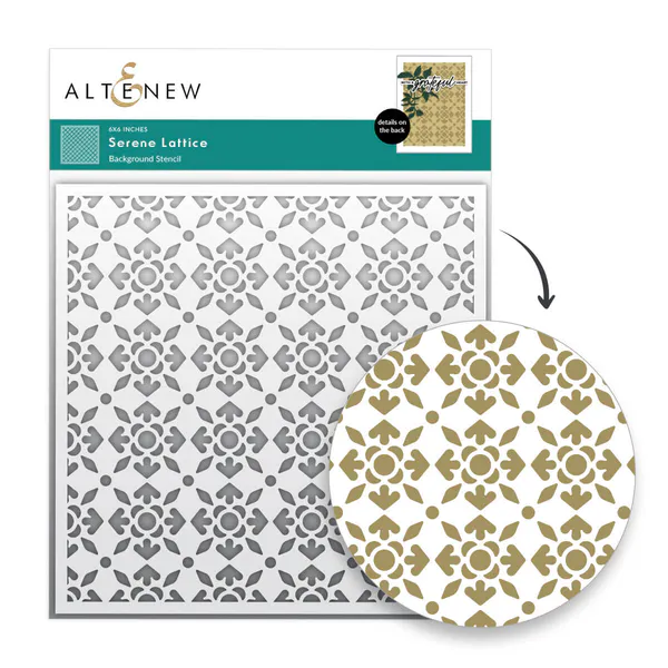 Hovedbilde Altenew Serene Lattice Stencil