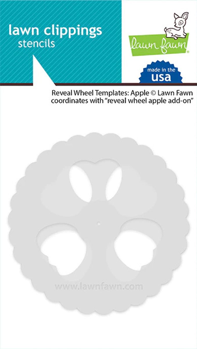 Lawn Fawn Reveal Wheel Templates: Apple