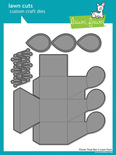 Hovedbilde Lawn Fawn Flower Treat Box Dies