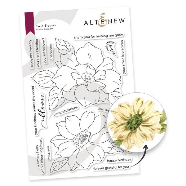 Hovedbilde Twin Blooms Stamp Set