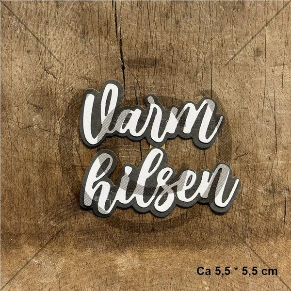 Hovedbilde Papirdesign Varm hilsen Dies