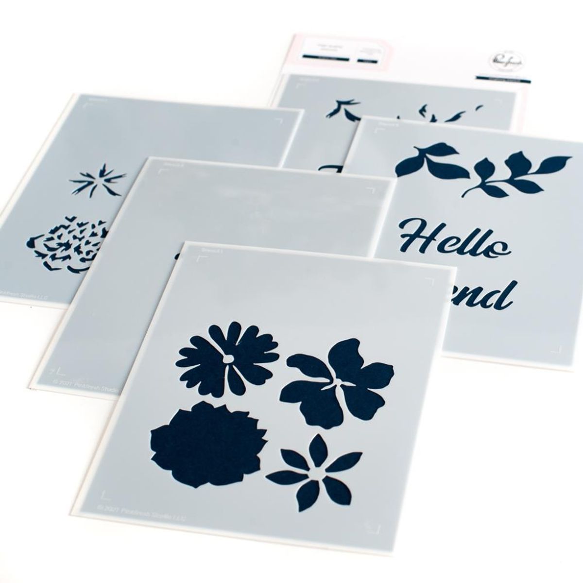 Pinkfresh Studio Brighter Days hot foil plate