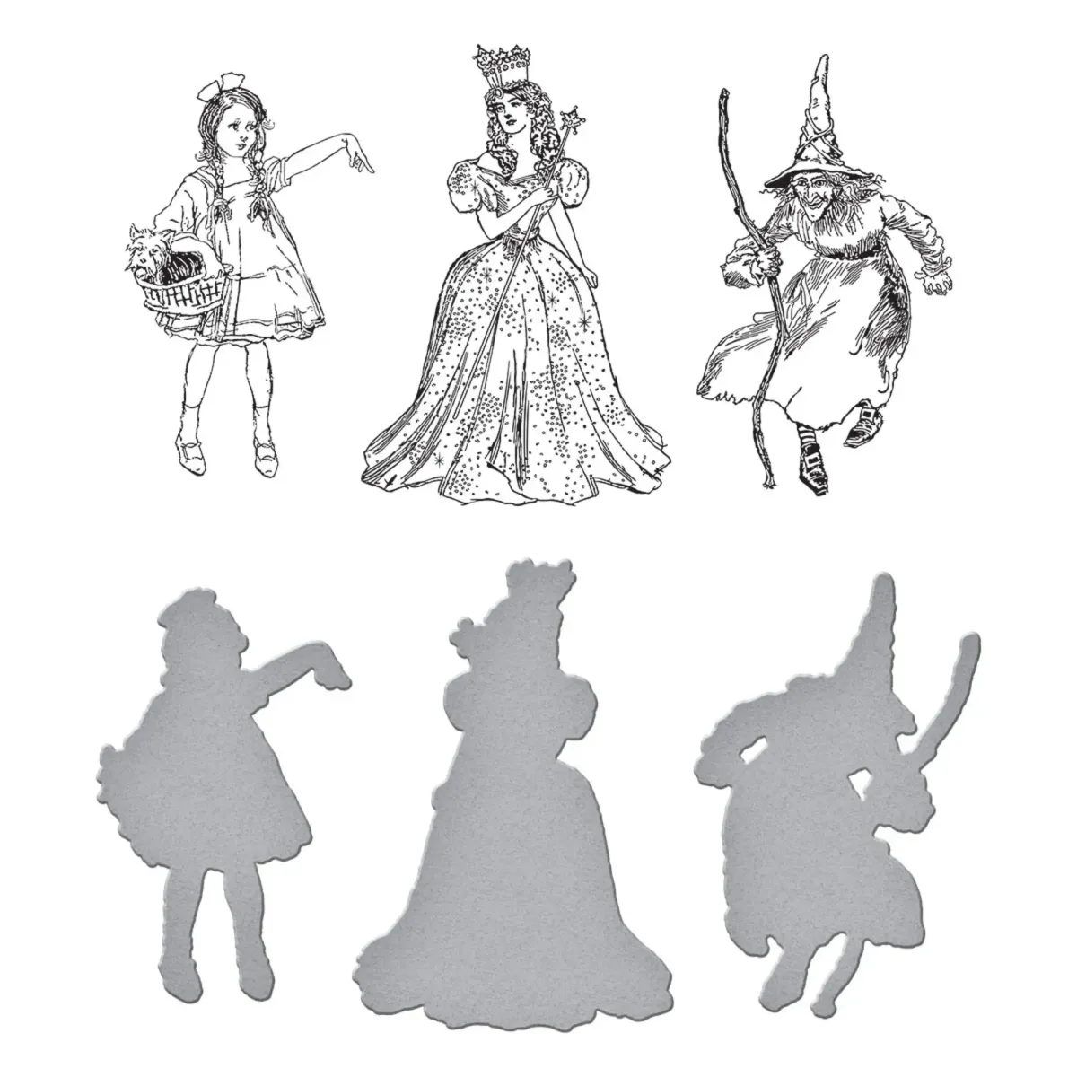 Spellbinders Wonder of Oz Pressplate & Die - Dorothy